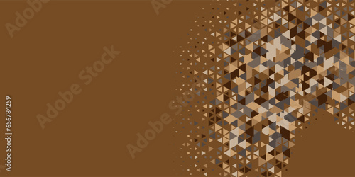  Multicolored abstract Triangle background with variety of triangular shapes and colors, triangles or concave with Copy space 