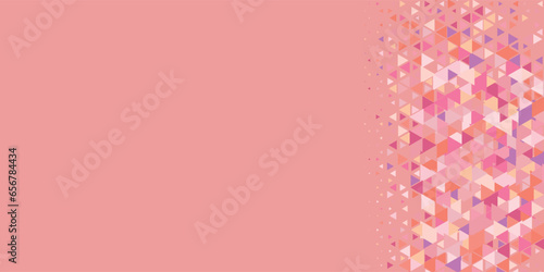  Multicolored abstract Triangle background with variety of triangular shapes and colors, triangles or concave with Copy space 