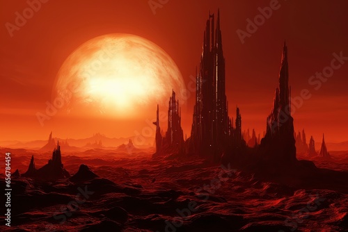 Echoes of a Forgotten World: The Desolate Alien Landscape