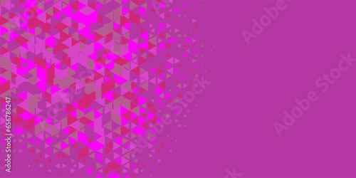  Multicolored abstract Triangle background with variety of triangular shapes and colors, triangles or concave with Copy space 