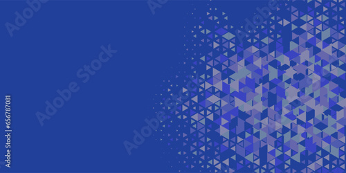  Multicolored abstract Triangle background with variety of triangular shapes and colors, triangles or concave with Copy space 