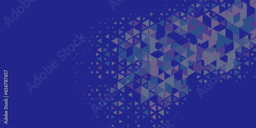  Multicolored abstract Triangle background with variety of triangular shapes and colors, triangles or concave with Copy space 