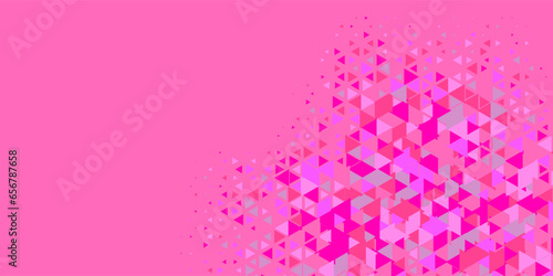  Multicolored abstract Triangle background with variety of triangular shapes and colors, triangles or concave with Copy space 