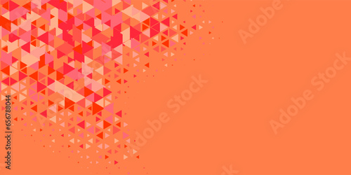  Multicolored abstract Triangle background with variety of triangular shapes and colors, triangles or concave with Copy space 