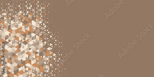  Multicolored abstract Triangle background with variety of triangular shapes and colors, triangles or concave with Copy space 