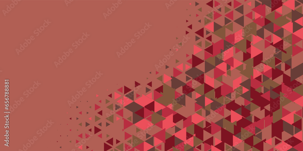  Multicolored abstract Triangle background with variety of triangular shapes and colors, triangles or concave with Copy space 