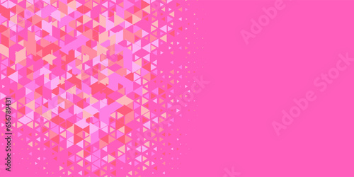  Multicolored abstract Triangle background with variety of triangular shapes and colors, triangles or concave with Copy space 