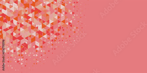  Multicolored abstract Triangle background with variety of triangular shapes and colors, triangles or concave with Copy space 