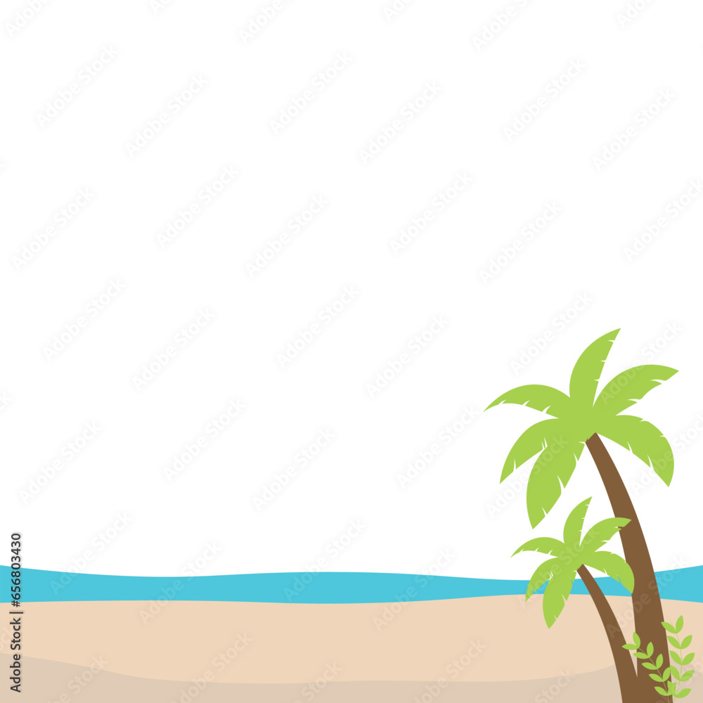 Beach landscape Beach landscape