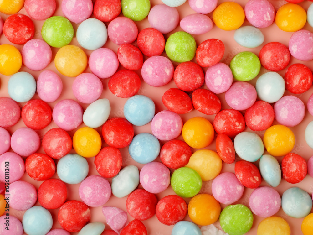 candy sweet sugar multicolor on white plate candy sweet sugar multicolor on white plate