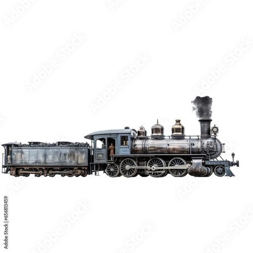 Locomotive Train Isolated