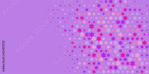 Colorful stars Abstract Illustration background beautiful banner with copy space © Microstocke