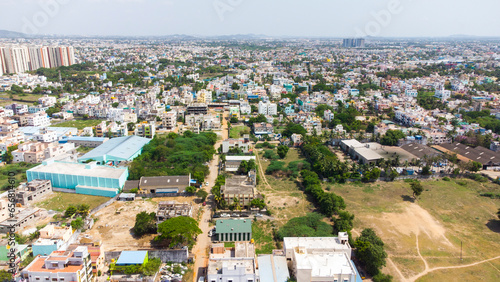 Chennai City Aerial view