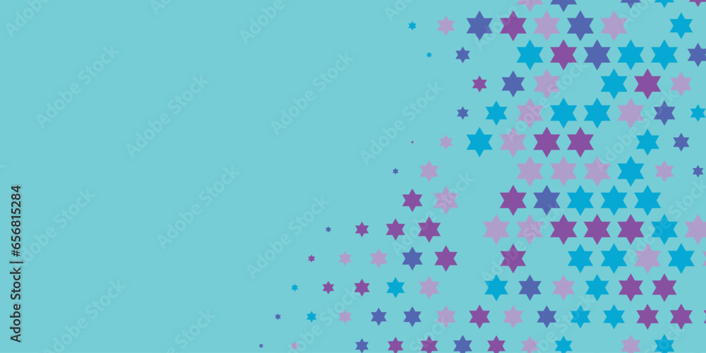 Stars wide banner Two Color Abstract Illustration background beautiful wallpaper of colorful multi sizes stars Stars wide banner Two Color Abstract Illustration background beautiful wallpaper of colorful multi sizes stars