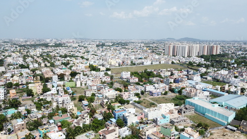 Chennai City Aerial view