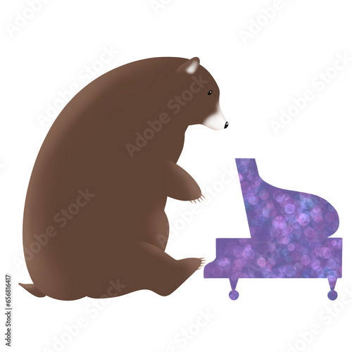 bear and piano 1