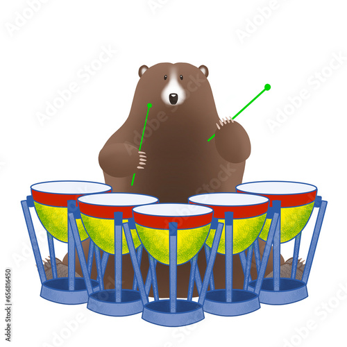 bear and drums 2
