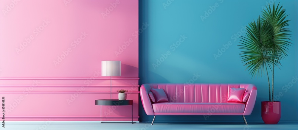 The 2024 interior design color illustrated in 3D Stock Photo | Adobe Stock