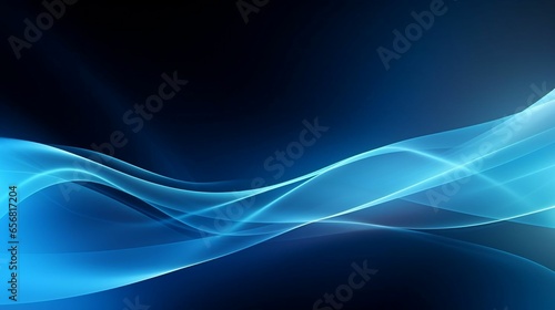 background Abstract blue with smooth shining lines 