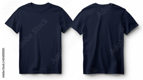 front navy blue tshirt, back navy blue tshirt, set of navy blue t-shirt, navy blue t-shirt, navy blue tshirt mockup, navy blue tshirt isolated, t shirt, navy blue tee shirt, easy to cut out
 photo