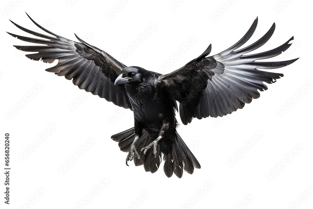 Fototapeta premium Raven Crow Flight