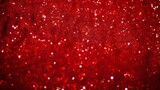 Shiny red glitter abstract background with bokeh effect