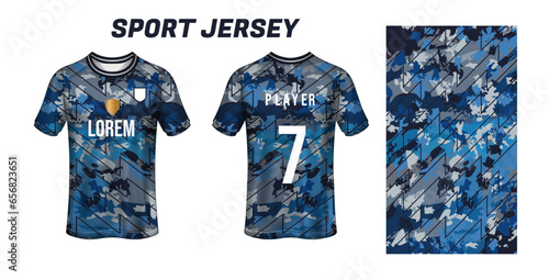 Sport jersey design fabric textile for sublimation