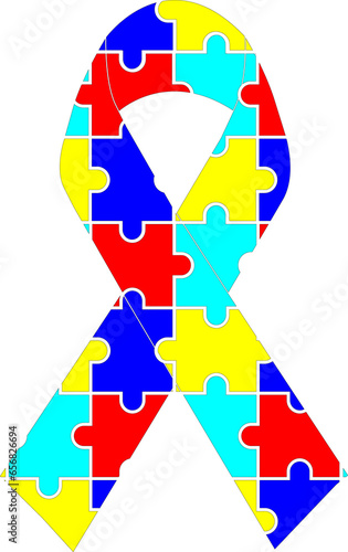 Laço com símbolo do Autismo.png 2094x3330