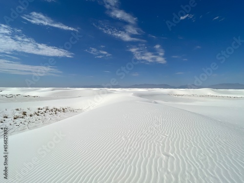 footprints in the dunes