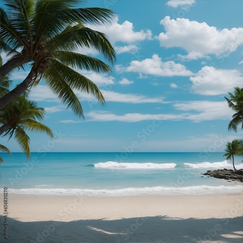 palm tree on the beach