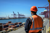 logistics coordinator managing harbor operations