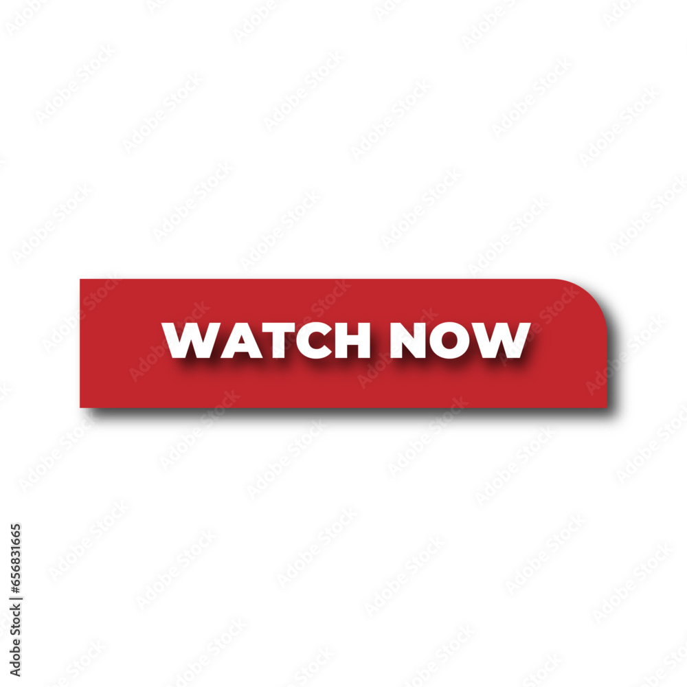 Watch Now Video Play Button Banner Sign Vector Design. Watch Now Video Play Button Banner Sign Vector Design.