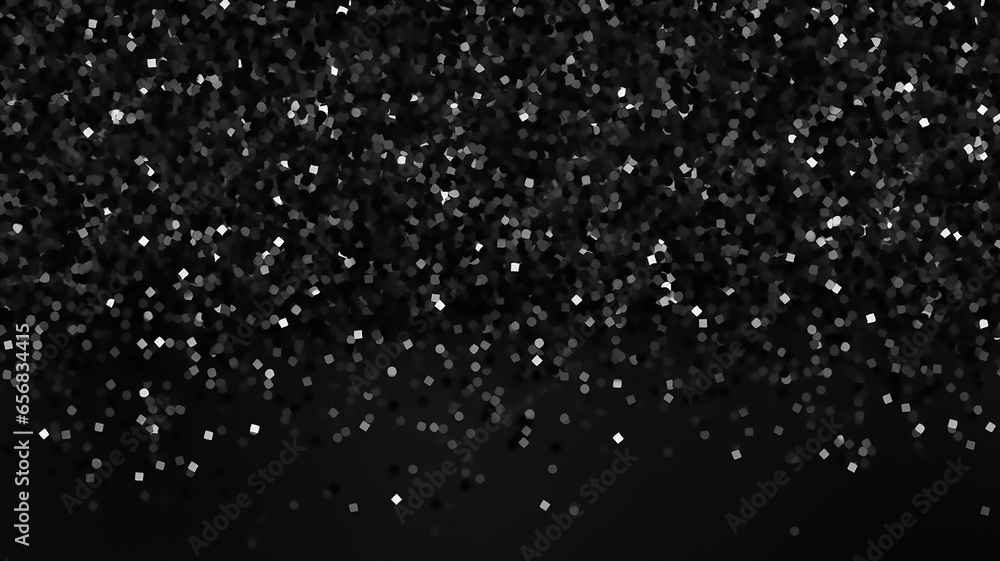 Fantastic Black Glitter Sparkle Background