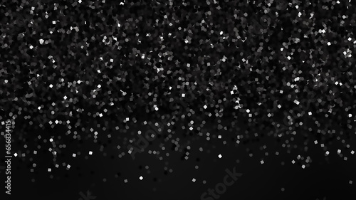 Fantastic Black Glitter Sparkle Background