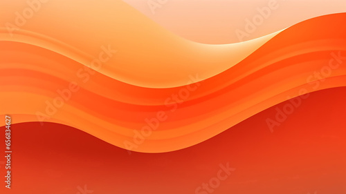 Minimal Orange Gradient Wave Background Creative Abstract