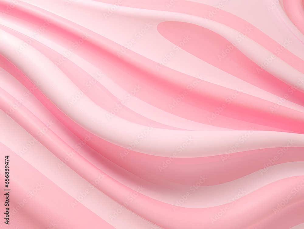 Obraz premium Fondant pink color wavy background