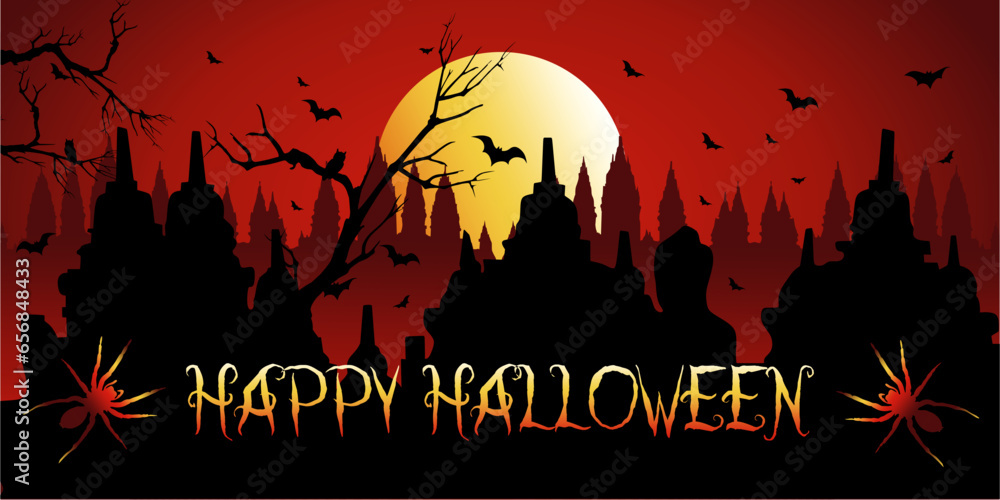 Obraz na plátně Happy Halloween