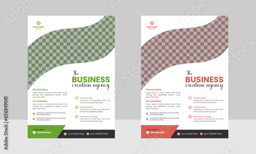 Creative Modern Business Multipurpose Brochure Template Design, VectorTemplate Design In A4 Size.