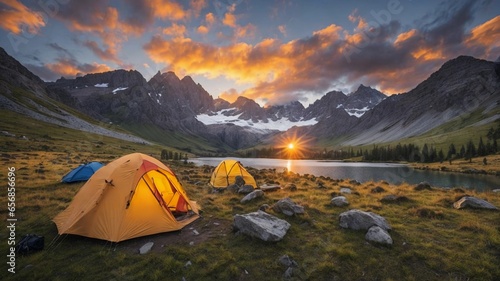 Nature's Symphony: Finding Harmony in Mountain Camping © Pushia Edics