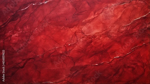 Red marbled stone texture: a stunning background for holiday design photo