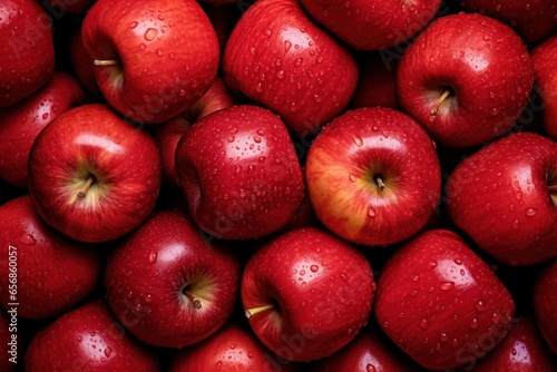  Texture of red apple. Fresh red apple background
