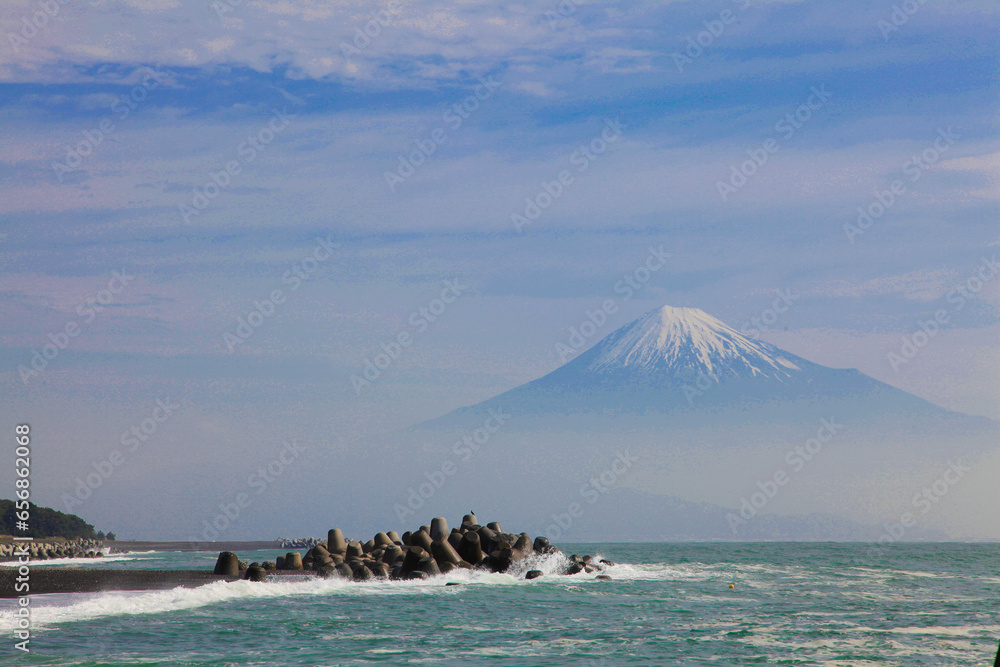 Miho no Matsubara can see the beauty of Fuji-san and the beautiful scenery of the sea, Shizuoka, Japan Miho no Matsubara can see the beauty of Fuji-san and the beautiful scenery of the sea, Shizuoka, Japan