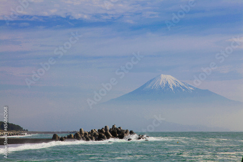 Miho no Matsubara can see the beauty of Fuji-san and the beautiful scenery of the sea, Shizuoka, Japan