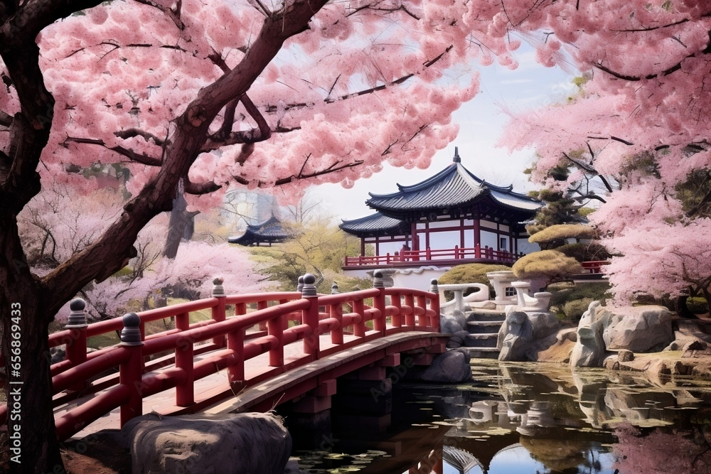 Fototapeta premium Paisaje japonés