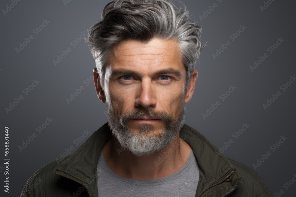 Close-up photograph of man with beard. This image can be used to depict masculinity, facial hair trends, grooming, or personal style. Close-up photograph of man with beard. This image can be used to depict masculinity, facial hair trends, grooming, or personal style.