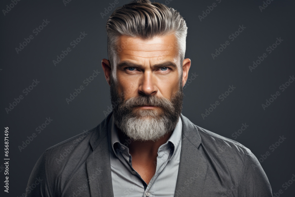 Detailed close-up of man with beard. This image can be used to depict masculinity, facial hair grooming, or as character in business or casual setting. Detailed close-up of man with beard. This image can be used to depict masculinity, facial hair grooming, or as character in business or casual setting.