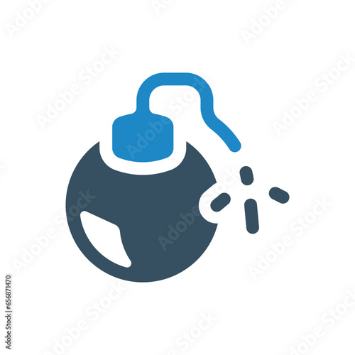 bomb icon vector illustration