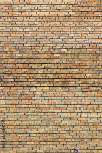 yellow brick wall as background