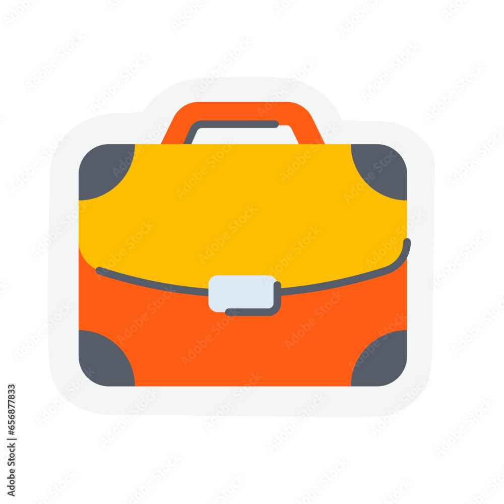 Emoji Icon of a professional business brief case of work for sticker Emoji Icon of a professional business brief case of work for sticker