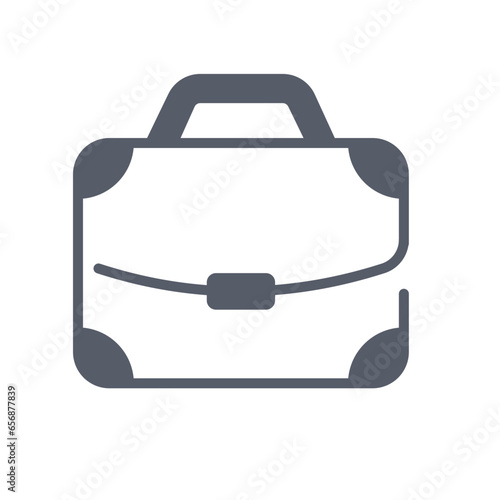 Emoji Icon of a professional business brief case of work for sticker